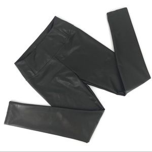7 For All Mankind Vegan Leather Leggings, Medium